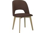 Sedia Da Pranzo Imbottita Afton 7 - Rovere Sonoma / Marrone 2