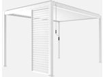 Persiana In Alluminio Da 100Cm Per Pergola A Lamelle Triomphe, Bianco