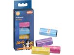 Nobby Tidyup Sacchetti Per Escrementi Con Stampa Di Zampe Color Pastello 4 Rotoli Da 15 Sacchetti