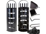 Set Camino 5 In 1, Accessori Per Caminetto, Pala, Attizzatoio, Scopa, Supporto