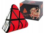Cubo Di Pyraminx Personalizzato, Bianco, Luce Rossa, Piramide Regolabile