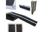 Worhan® Rampa Per Sedie A Rotelle 215 Cm Pieghevole 272 Kg Rampa Mobile In Alluminio Antiscivolo Per Sedie A Rotelle Ampia Scelta 2,15 M R7J