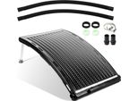 Yakimz Riscaldamento Solare Piscina Riscaldatore Piscina Nero Assorbitore Solare 110 X 69 X 14 Cm