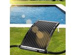 Clanmacy Riscaldamento Solare Piscina Riscaldamento Piscina Staffa Retrattile Nero Assorbitore Solare 110 X 65 X 15 Cm