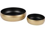 Ciotola Oro Nero Opaco 14,5 Cm 2 Assortiti Set Di 2 | 4 Pezzi