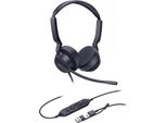 Yealink UH42 Dual Uc USB-C/A Headset Cuffie Cablate Telefono/Musica Usb Type-C / Usb Type-A Nero
