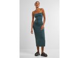 DáMské šAty Urban Classics Ladies Bandeau Midi Dress Bottlegreen - M