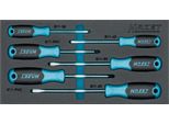 Set Di Cacciaviti 163-265/6N ∙ Profilo Phillips Ph, Profilo A Taglio ∙ 6 Pezzi ∙ 0,5 X 3 ∙ 0,8 X 4 ∙ 1 X 5,5 ∙ 1,2 X 6,5 ∙ PH1 ∙ PH2