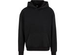 Urban Classics Hoodie Felpa Con Cappuccio Vintage Pesante Da Uomo Nero 3XL