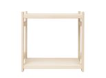 Scaffale Impilabile In Legno Di Faggio Per Cantina O Casa, Design Modulare, 2 Ripiani, 60×33×45 Cm (L×P×A)