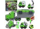 Lolex | Giocattolo Da Costruzione - Colorato - 70 Pezzi - Camion Giocattolo - Veicoli Per Bambini