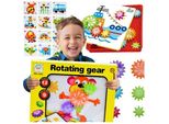 Lolex | Gioco Dei Bottoni - 20 Cm X 20 Cm - Da 3 Anni - Giocattolo Educativo - Giocattolo Per Le Abilità Motorie
