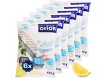 Orion | Pacchetto Di Ricarica Per Assorbire L'umidità - Limone - 450 G - 6 Pezzi - Fino A 20 M²