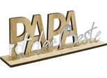 Lettering Dad Decorazione In Legno Regalo Per La Festa Del Papà Decorazione Da Tavolo Amorevole