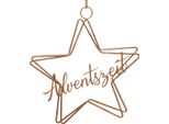 Ciondolo A Stella Stagione Dell'avvento Decorazione Natalizia Anello Decorativo In Metallo Con Cordino Di Iuta