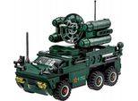 Lolex | Camion Giocattolo Da Costruzione - 485 Pezzi - 13,4 X 19,2 X 8 Cm - Giocattolo Militare - Sistema Di Difesa Aerea