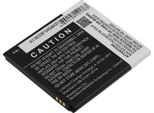 Avizar, Batteria Di Ricambio Per Alcatel One Touch Pixi First Li-Ion 3.7V 1400Mah, Bianco/Nero