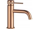 Miscelatore Lavabo Rea Lungo Grip Low Brush Copper