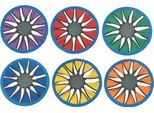 Set Di Frisbee Spordas Colorati - Dischi Da Lancio Resistenti Per Bambini