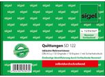 Sigel SD122 Ricevuta Iva Inclusa Con Stampa Di Sicurezza - A6 Orizzontale, Sd, 2 X 50 Fogli