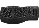 Tastiera Layout Us Ergonomica, Usb, Perixx PERIBOARD-512, Nero