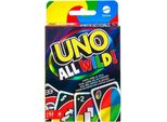 Mattel Games HHL33 - Gioco Di Carte Uno All Wild Con 112 Carte, Gioco Da Viaggio, Gioco Per Bambini, Gioco Per Famiglie E Gioco Di Società, Età 7+