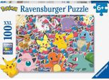 Puzzle Ravensburger PokéMon Pronto A Combattere! 13338 - 100 Pezzi Xxl, Età 6+, Puzzle Pronto: 49X36 Cm