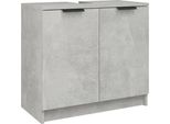 Vidaxl Mobile Da Bagno Grigio Cemento 64,5X33,5X59 Cm Materiale A Base Di Legno