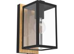 Eglo 900289 Budrone E27 Lampada Da Parete/Soffitto Per Esterni Nero Marrone IP44 9008606231591