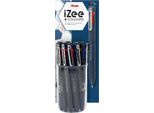 Pentel BXC470-DC Biro Izee Retrattile Multicolore, Blu Scuro