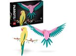 Lego Art The Fauna Collection - Macaws, Murale Con Motivo Animale Per Il Soggiorno O L'ufficio, Decorazione Da Parete Costruibile Con Immagine Di Pappagallo, Artigianato Per Adulti, Regalo Per Donne, Uomini, Lui E Lei 31211