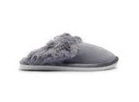 Pantofole Morbide Da Donna Pantofole Invernali Calde In Tessuto Pantofola Lamino Grigio Gr.40/41