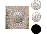 Vidaxl Specchio Da Giardino Sabbia 60X3 Cm Rotondo In Ferro - Specchio