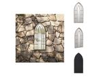 Vidaxl Specchio Da Giardino Sabbia 70X30 Cm In Ferro - Specchio