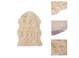 Vidaxl Tappeto 60X90 Cm In Pelle Di Pecora Artificiale Marrone Melange - Tappeti