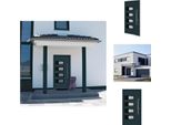 Vidaxl Porta D'ingresso Antracite 110X210 Cm Alluminio E Pvc - Porte D'ingresso