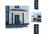 Vidaxl Porta D'ingresso Antracite 100X210 Cm Alluminio E Pvc - Porte D'ingresso