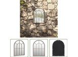 The Living Store Specchio Da Giardino Sabbia 60X45 Cm In Ferro
