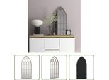 The Living Store Specchio Colori Sabbia 70X30 Cm Ferro Per Interni