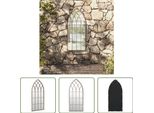 The Living Store Specchio Da Giardino Sabbia 100X45 Cm In Ferro
