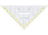 Aristo AR1648/2 Triangolo Da Disegno Tz-Triangle®, In Plexiglas® Con Impugnatura, 325 Mm, Cristallino