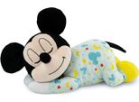 Clementoni Disney Baby Mickey Peluche - Baby Mickey Addormentato Con Luce E Suoni, Peluche Morbidissimo, Luce Notturna Rilassante Per Bambini, Da 0 Mesi