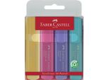 Faber-Castell 154610 Textliner 46 Pastel - 4 Colori In Astuccio