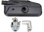 Set Carburatore 15Mm Bing + Filtro Di Potenza Per Puch Maxi S N Tuning E50