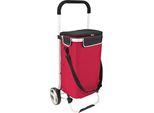 Carrello Spesa Bremermann Brinkum - Capacità 45 L, Carrello A Mano, Carrello Spesa Con Borsa Staccabile, Rosso