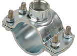 2 Pezzi - Morsetto A Punto Fisso 133 Mm Connessione 1" : 133 Mm X 1 Pollice Dimensioni: 133 Mm X 1 Pollice"