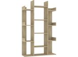 Libreria Rovere Sonoma 86X25,5X140 Cm Materiale A Base Di Legno