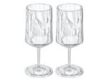 Koziol - Superglass Club No. 04 Bicchiere Da Vino 300 Ml Set Di 2 Bicchieri