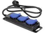 Cavo Di Prolunga In Gomma Per Esterni IP44 3 Prese 5M Orno OR-AE-13158/5M