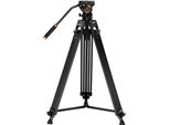 Treppiede Video In Alluminio K&F + Testa A Sfera 360